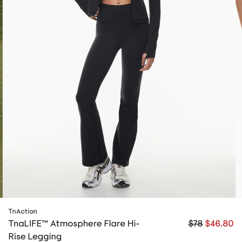 ARITZIA FLARE BUTTER LEGGINGS